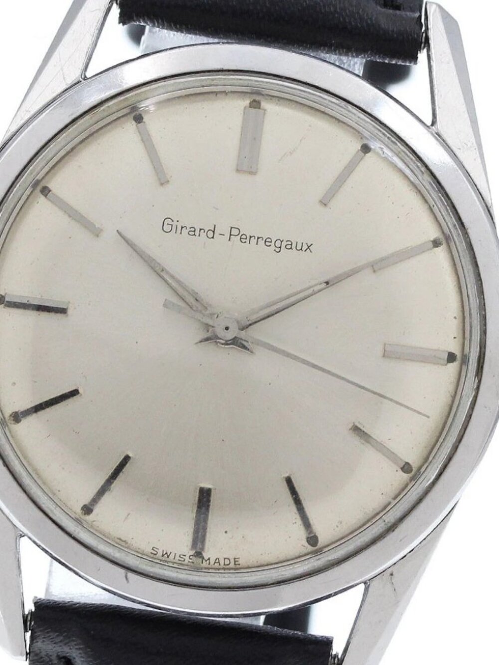 GIRARD PERREGAUX vintage Silver Dial Hand Winding Men's Watch_955267